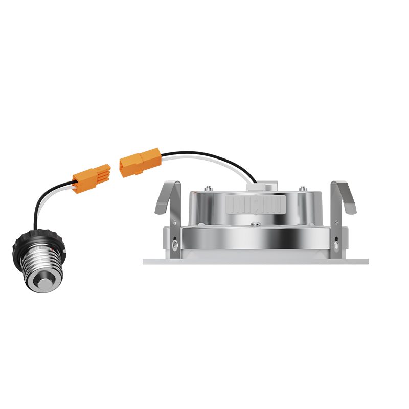 4'' Square Baffle Trim Retrofit Downlight