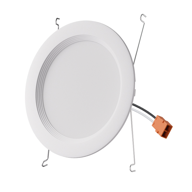 6'' Round Baffle Trim Flat Retrofit Downlights