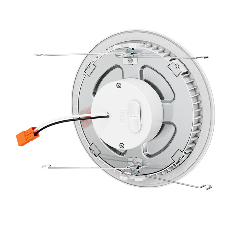 6'' Round Baffle Trim Flat Can Light -- 12W, 1000LM
